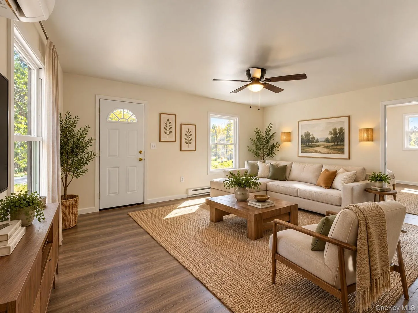 living room digitally staged living room digitally staged