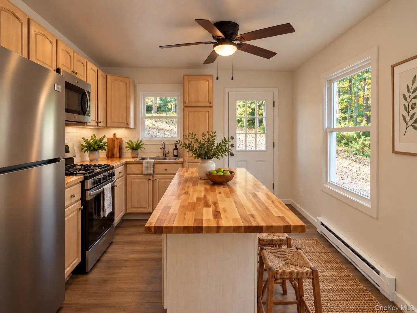 Kitchen digitally staged Kitchen digitally staged