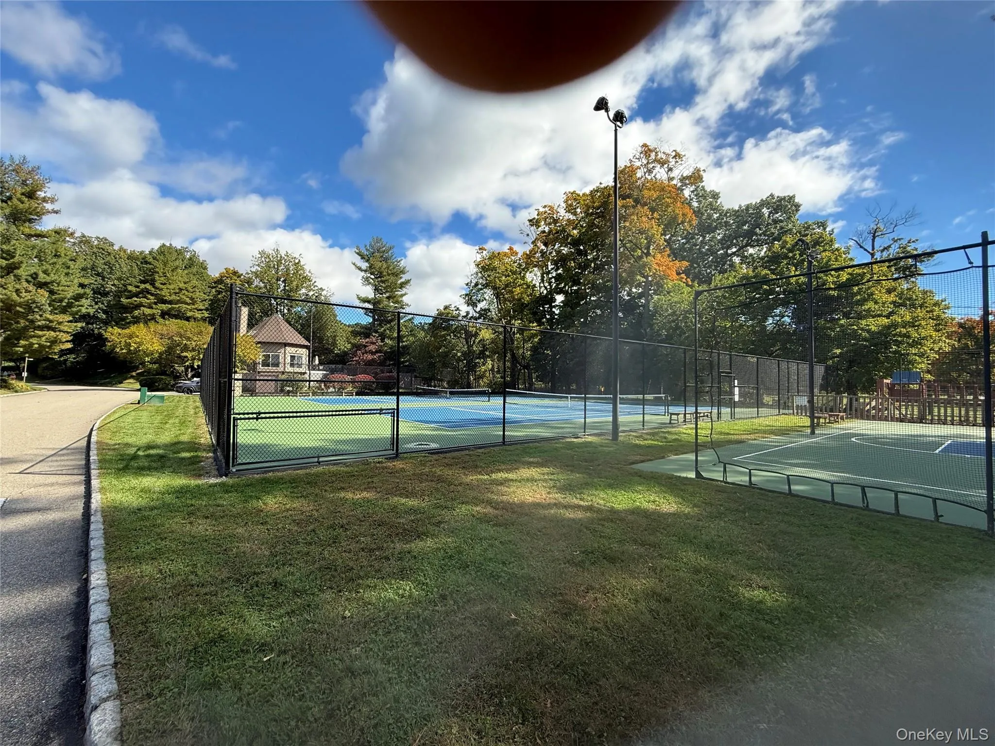 Tennis and basketball courts Tennis and basketball courts