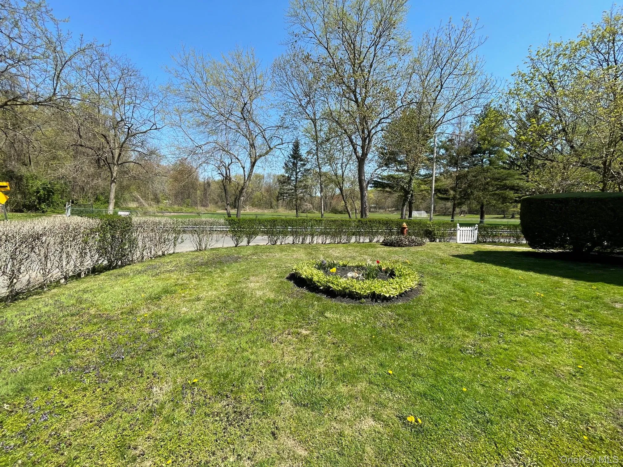 Front lawn overlooking Tibbetts Brooks Park Front lawn overlooking Tibbetts Brooks Park