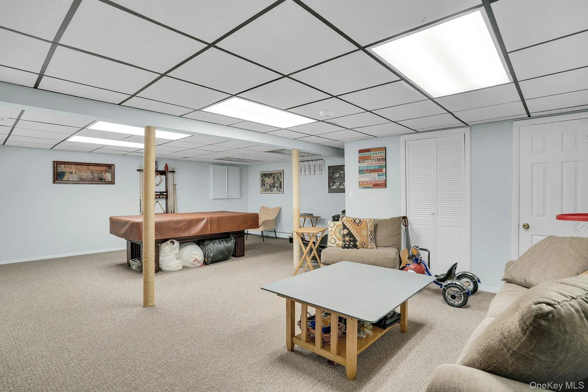 Finished basement. Finished basement.
