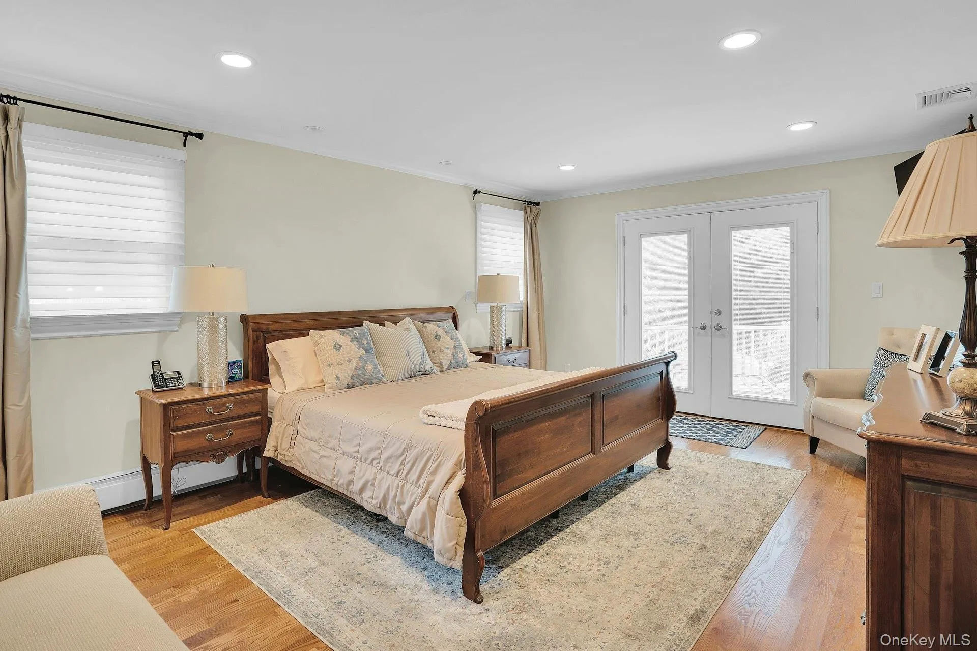 Renovated and expanded primary bedroom. Renovated and expanded primary bedroom.