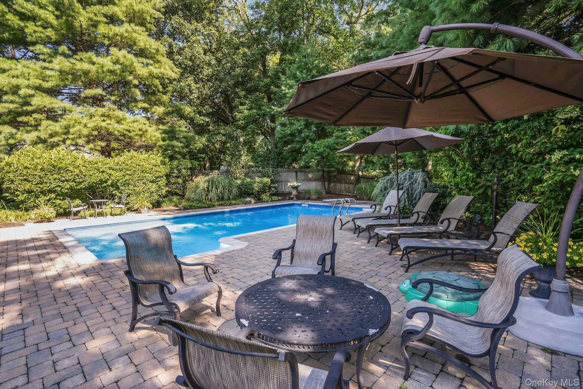 Patio by the pool. Patio by the pool.