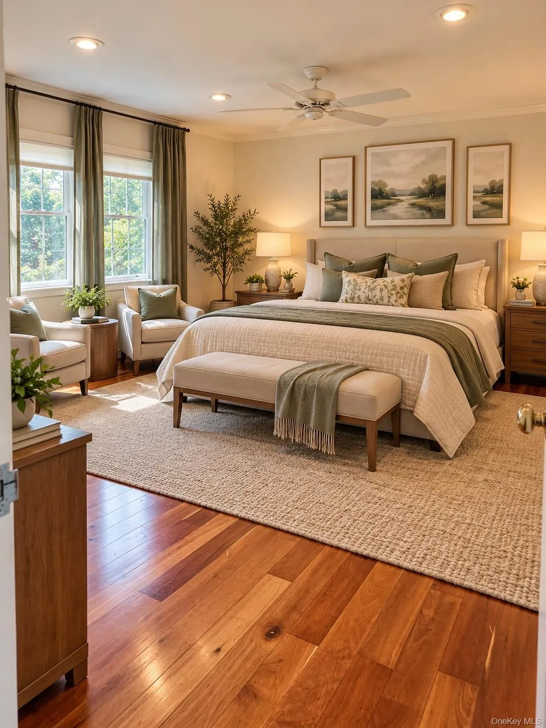 Staged Master Bedroom Staged Master Bedroom