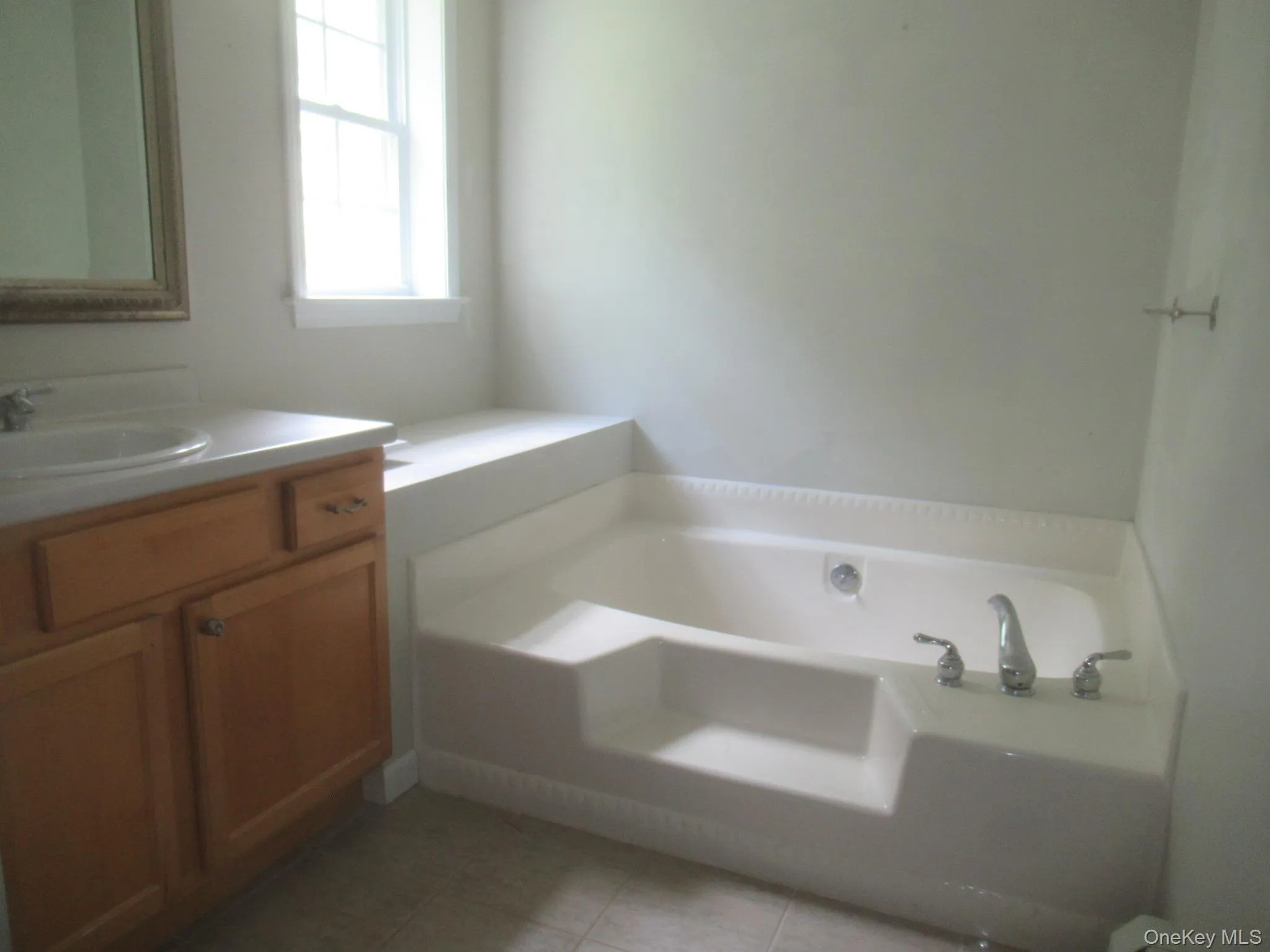 Primary bathroom with soaking tub Primary bathroom with soaking tub