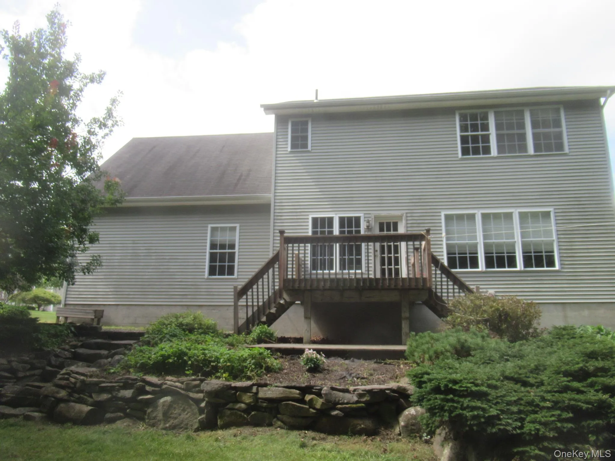 Rear exterior with deck Rear exterior with deck