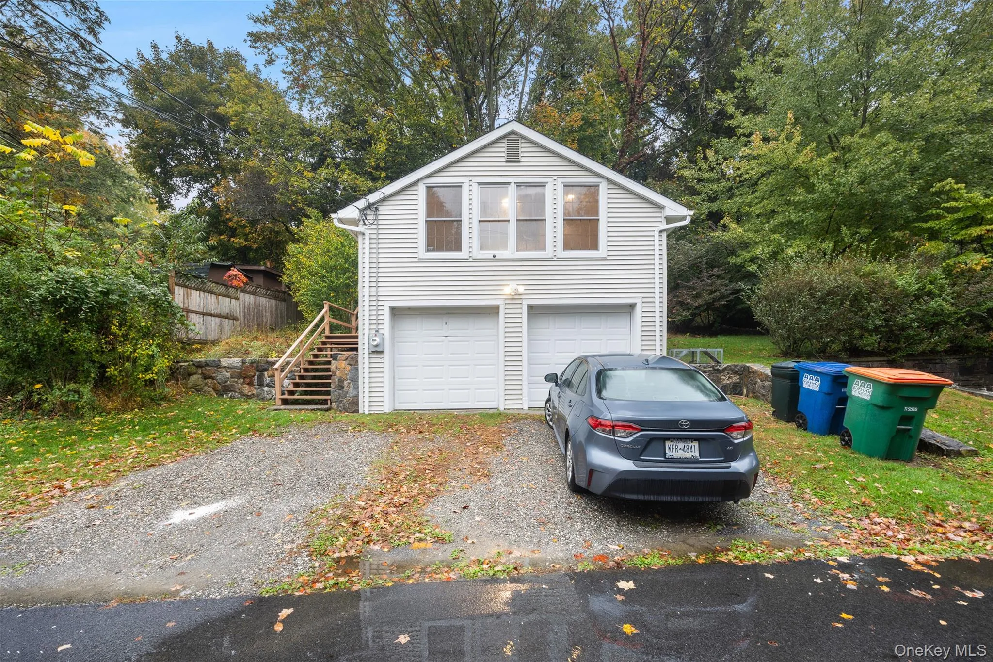 1 car heated garage with remote control garage door opener.Carriage House apartment is upstairs. 1 car heated garage with remote control garage door opener.Carriage House apartment is upstairs.