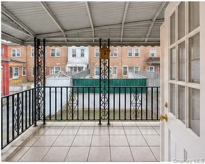 Balcony off of Dining room Balcony off of Dining room