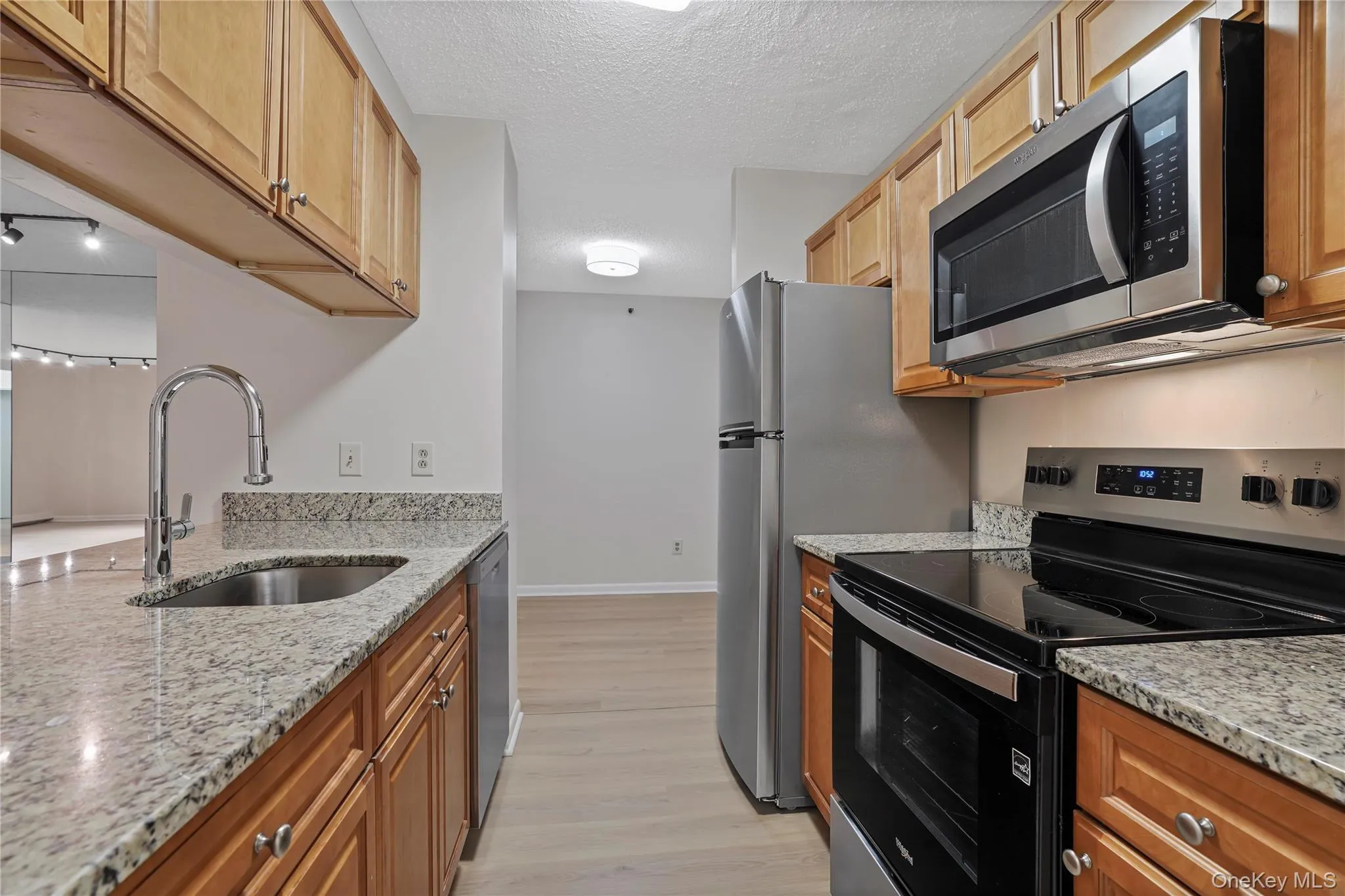 Granite counters and new appliances. Granite counters and new appliances.