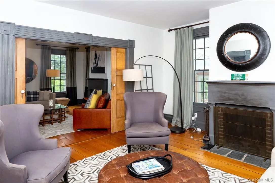 Separated by pocket doors. Separated by pocket doors.