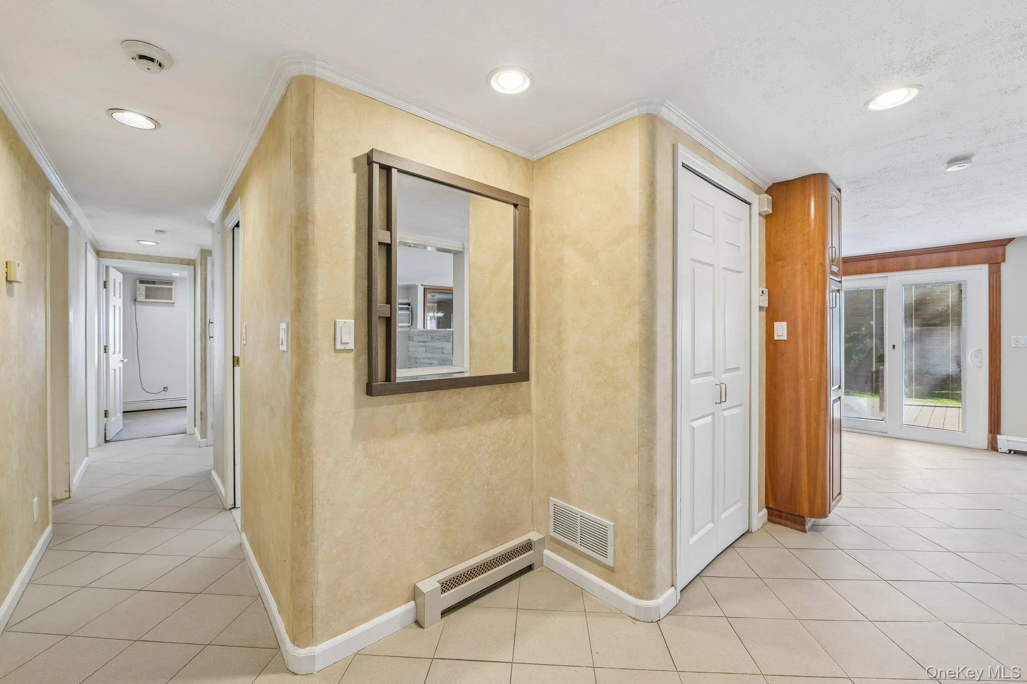 Hallway to Bedrooms, Main Bath & Entrance to Living Room, Dining Room & Kitchen Hallway to Bedrooms, Main Bath & Entrance to Living Room, Dining Room & Kitchen