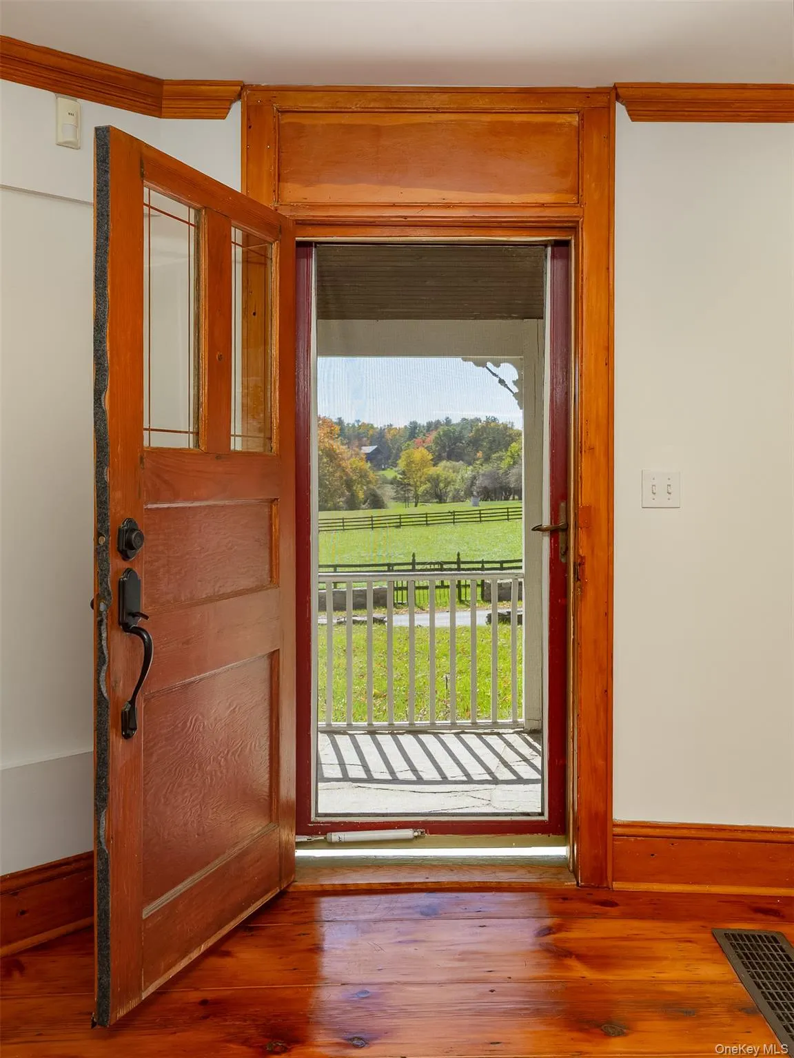 Front door and view Front door and view