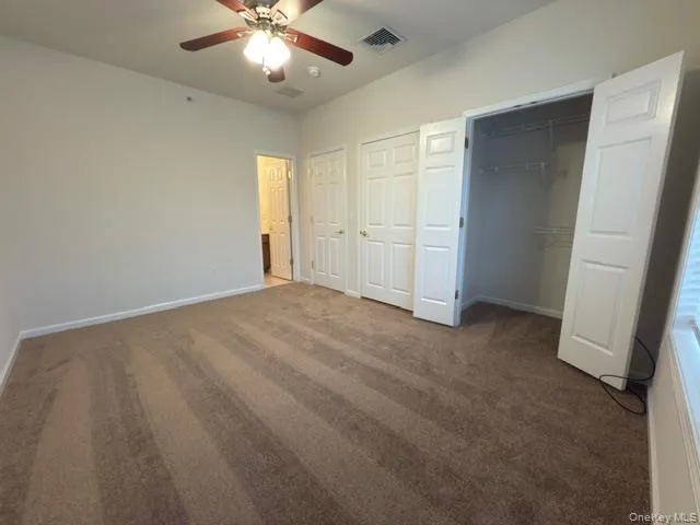 NEW Carpeting, ceiling fan, a spacious closet, and two closets NEW Carpeting, ceiling fan, a spacious closet, and two closets