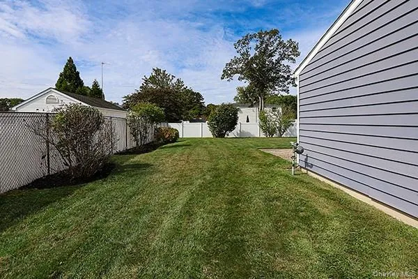 View of fenced backyard View of fenced backyard