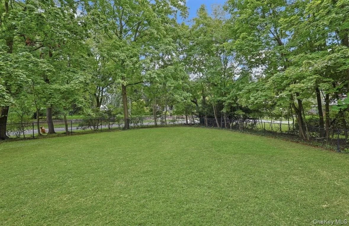 Backyard is fully fenced Backyard is fully fenced