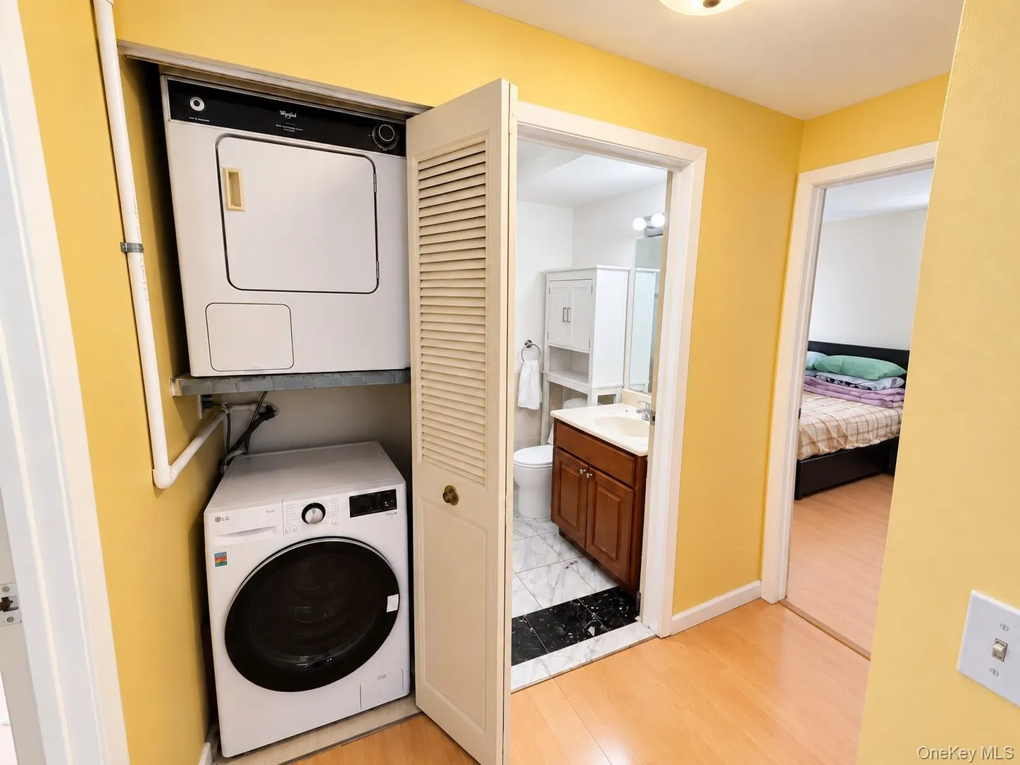 Hallway with in-unit Washer/Dryer Hallway with in-unit Washer/Dryer