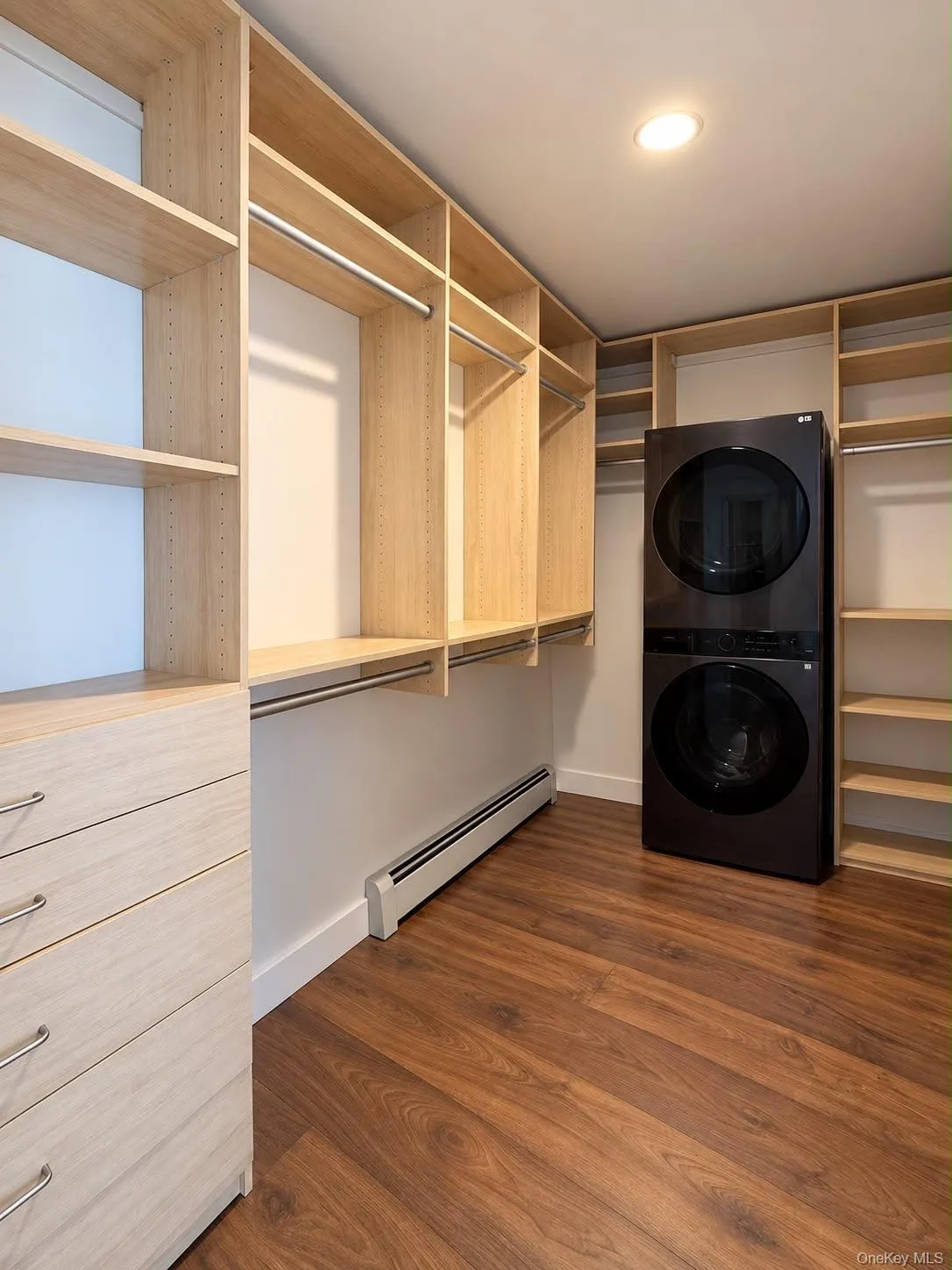 Custom Closet with Laundry Area Custom Closet with Laundry Area