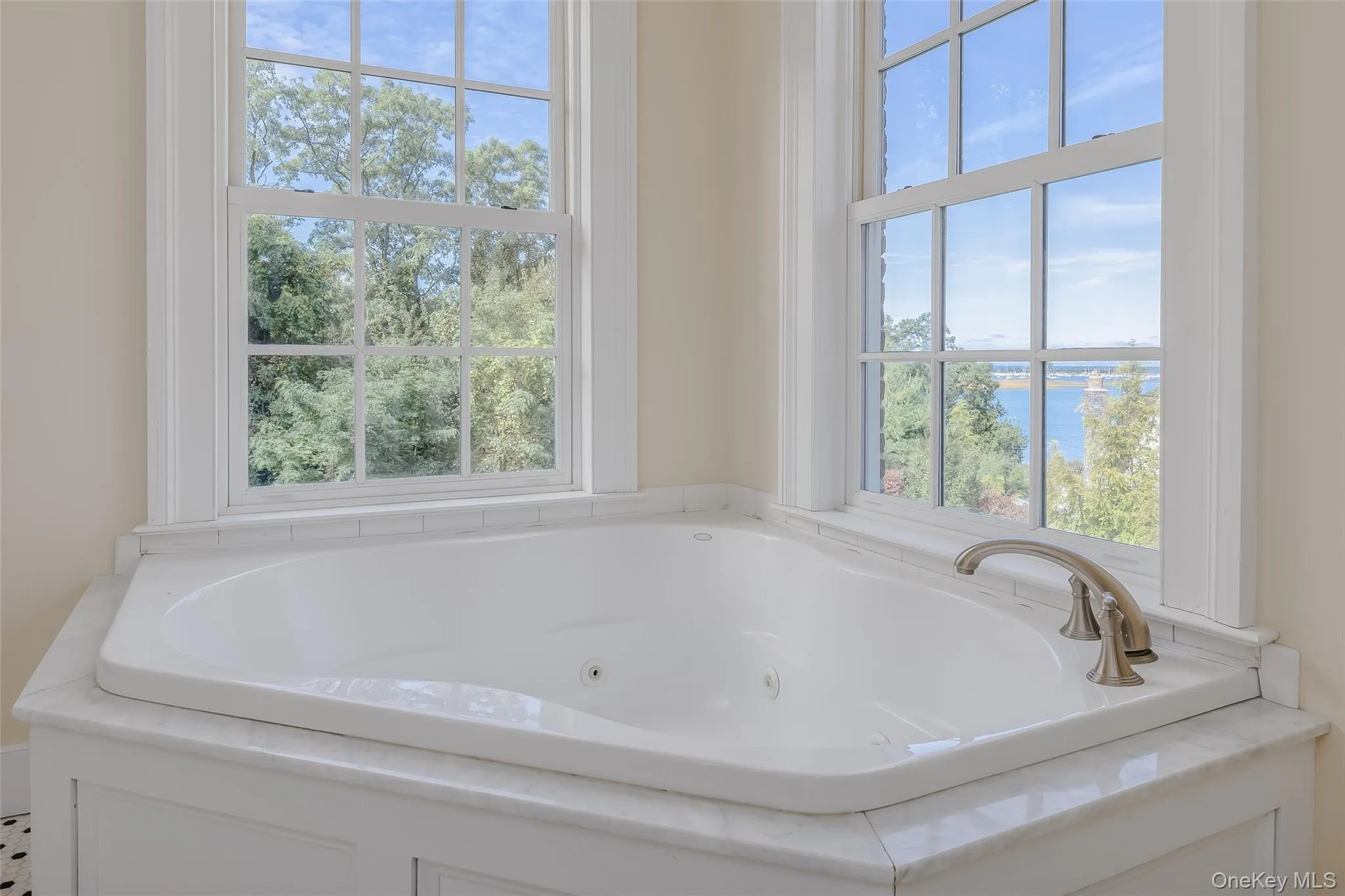 Soaking Tub with Magnificent Water View of Mount Sinai Harbor Soaking Tub with Magnificent Water View of Mount Sinai Harbor