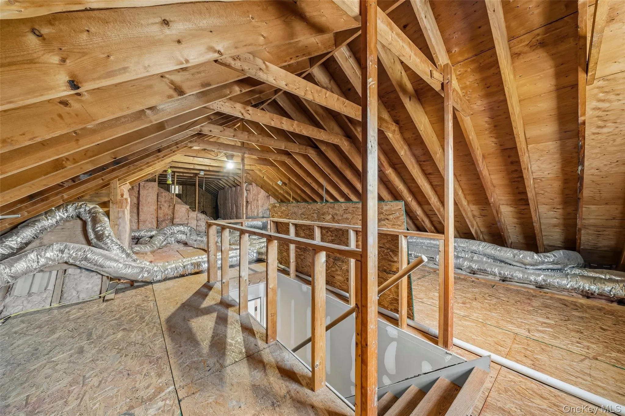 Walkup attic partially suitable for storage Walkup attic partially suitable for storage