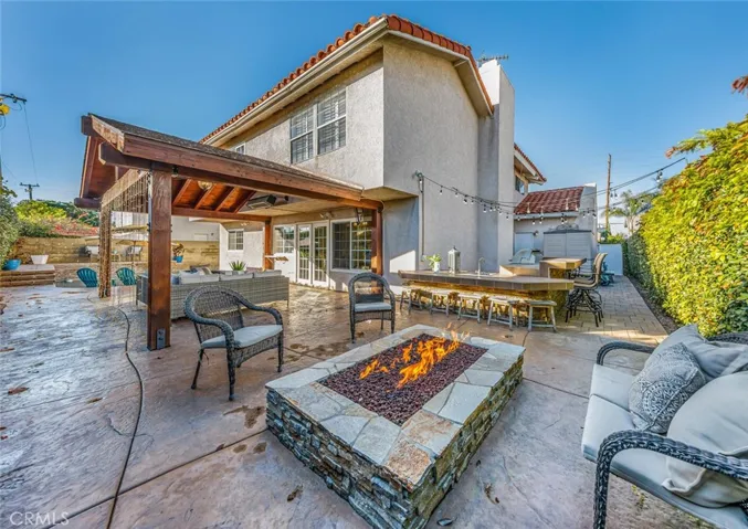 Cozy fire pit