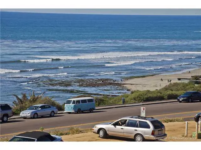 View of Swamis at low tide from the balcony