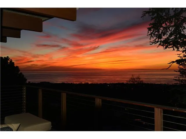 Just one of the amazing sunsets that you could be relaxing to from the comfort of your outdoor patio!