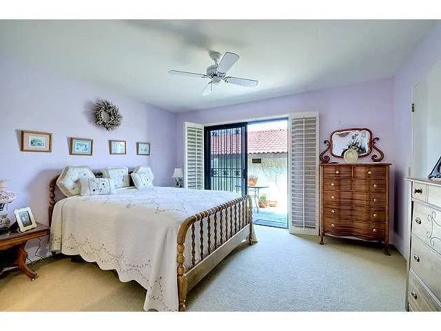 Lovely Master Bedroon opens to large sunny deck
