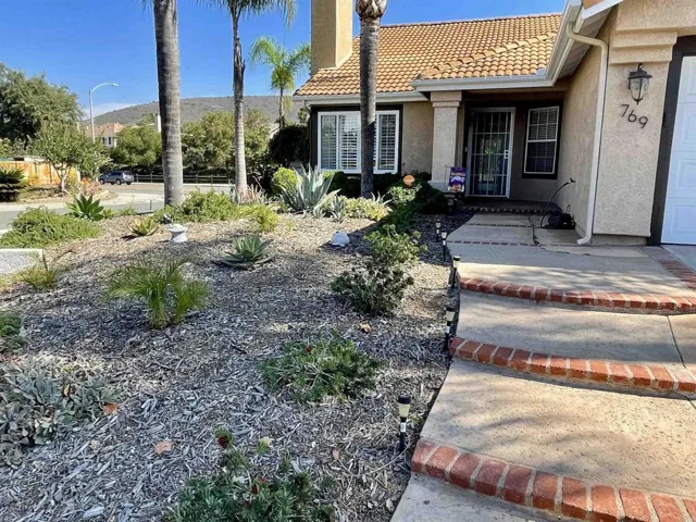 Easy care, drought tolerant landscaping.
