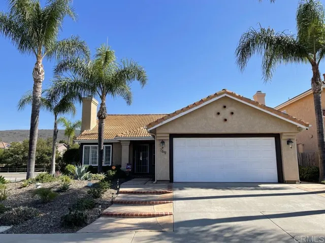 Single level home with a 2 car attached garage.