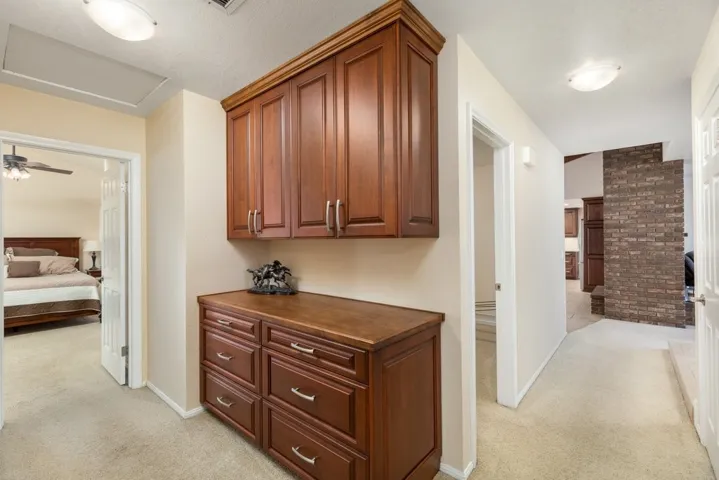 Custom cabinetry throughout home