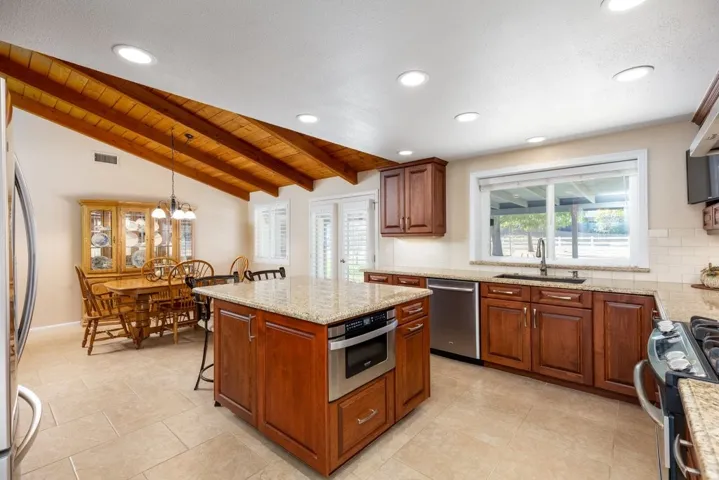 Kitchen Island with seating and storage