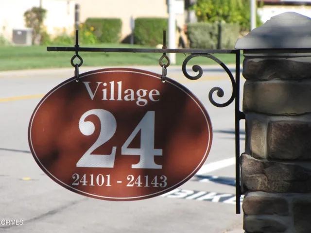 Village 24 sign