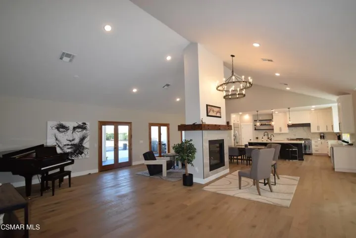 Great Room & Kitchen from West