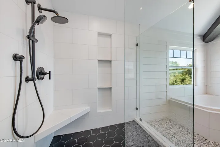 Upstairs Master Shower Detail