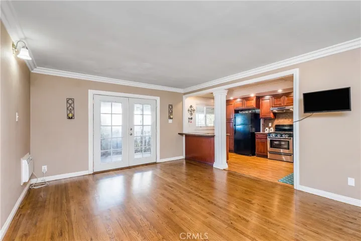 Living Room into Kitchen