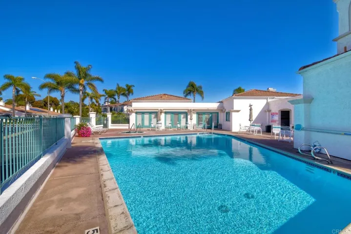 Community swimming pool. Long enough for lap swimming. Large patio area for sunning.
