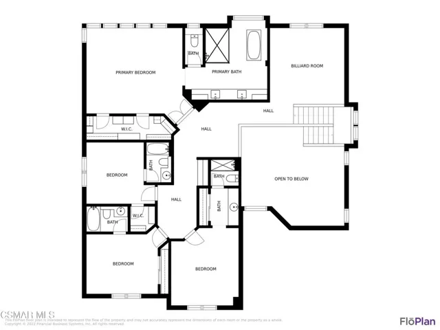upstairs