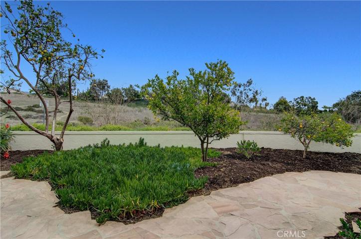 Curving, stone walkway offers a "nature walk" to your front door.