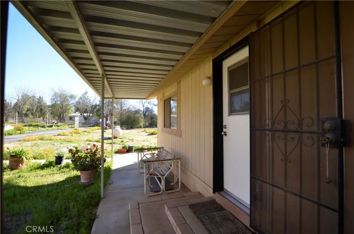 Back Door with view of main gate