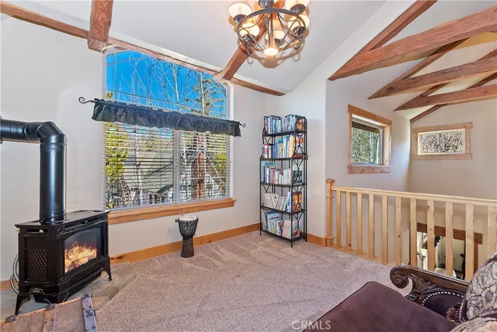 Top of Stairs Loft, Stove and Relaxation
