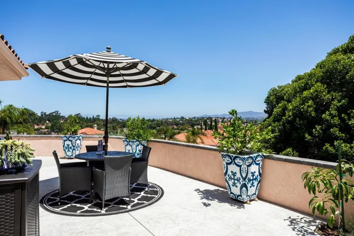 Yes, this patio table & chairs stay with the home.