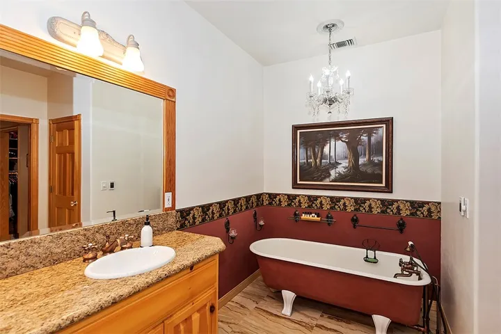 Master Bathroom
 Updated Tile Floors with Heat/Temperature Control