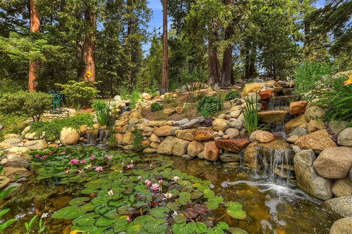 Two Separate Waterfalls which flow into one pond