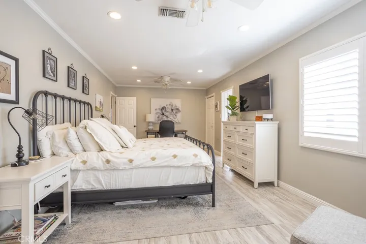 Expanded bedroom that shares the Jack and Jill Bathroom
