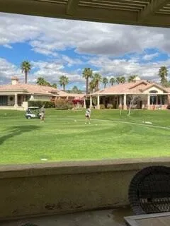 Golf course from patio