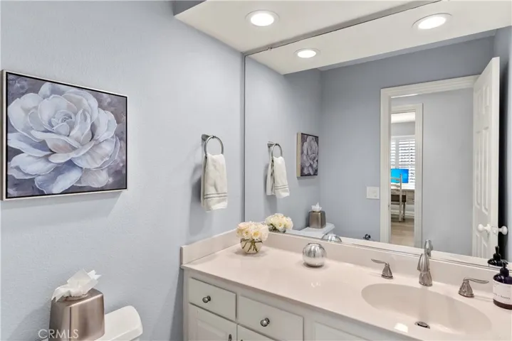 Powder room downstairs