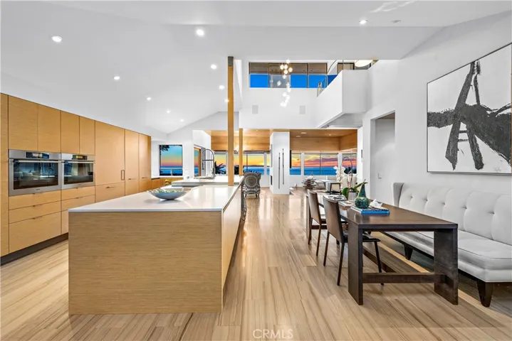 Open Kitchen + Breakfast Area to LR