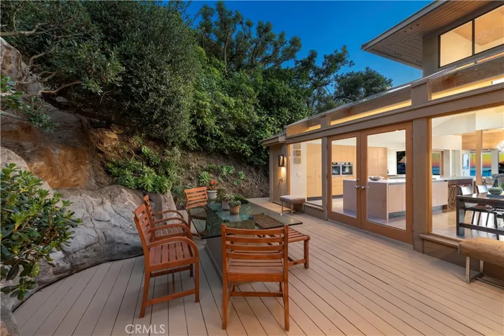 Patio Deck at Twilight
