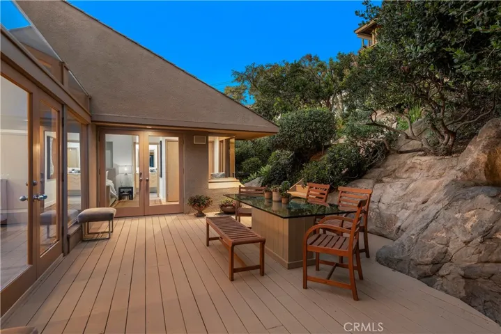 Patio Deck at Twilight