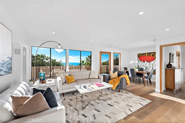 Guest Suite; Living Room + Dining Area